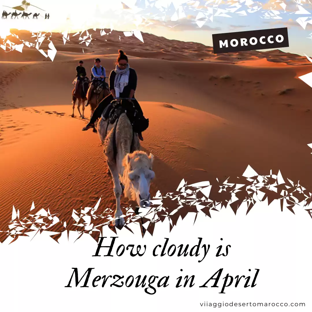 ¿Qué tan nublado está Merzouga en abril?